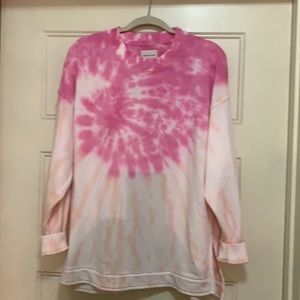 American Eagle Pink Tie Dye Sweater